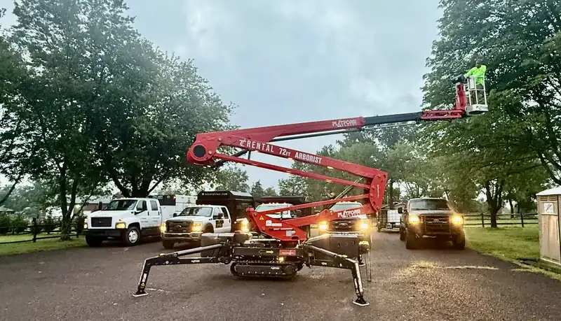 Aerial Lift Service in Bucks County, PA by Oscar's crew