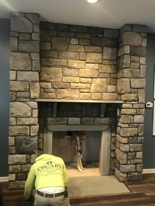 Stone Detail Work in Bucks County, PA by Oscar's crew
