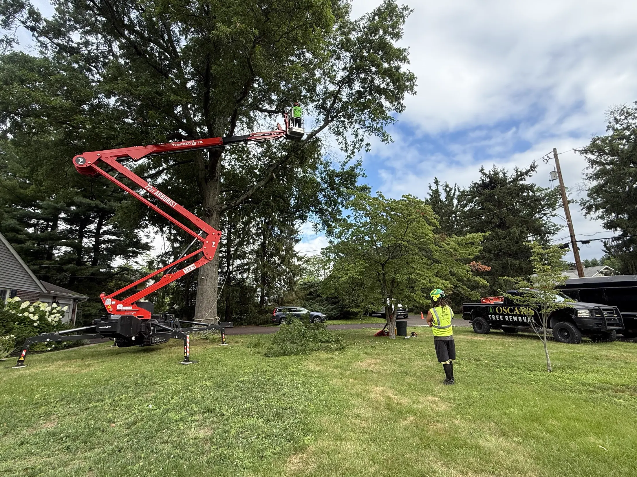 Get in touch with the Oscar's Tree Removal crew serving Bucks County, PA